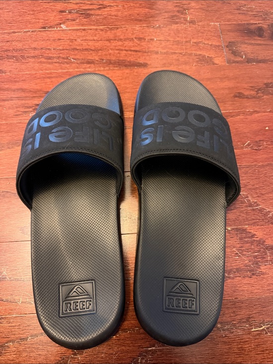 Reef Other - Reef Men's Black Slide Sandals - Classic Comfort